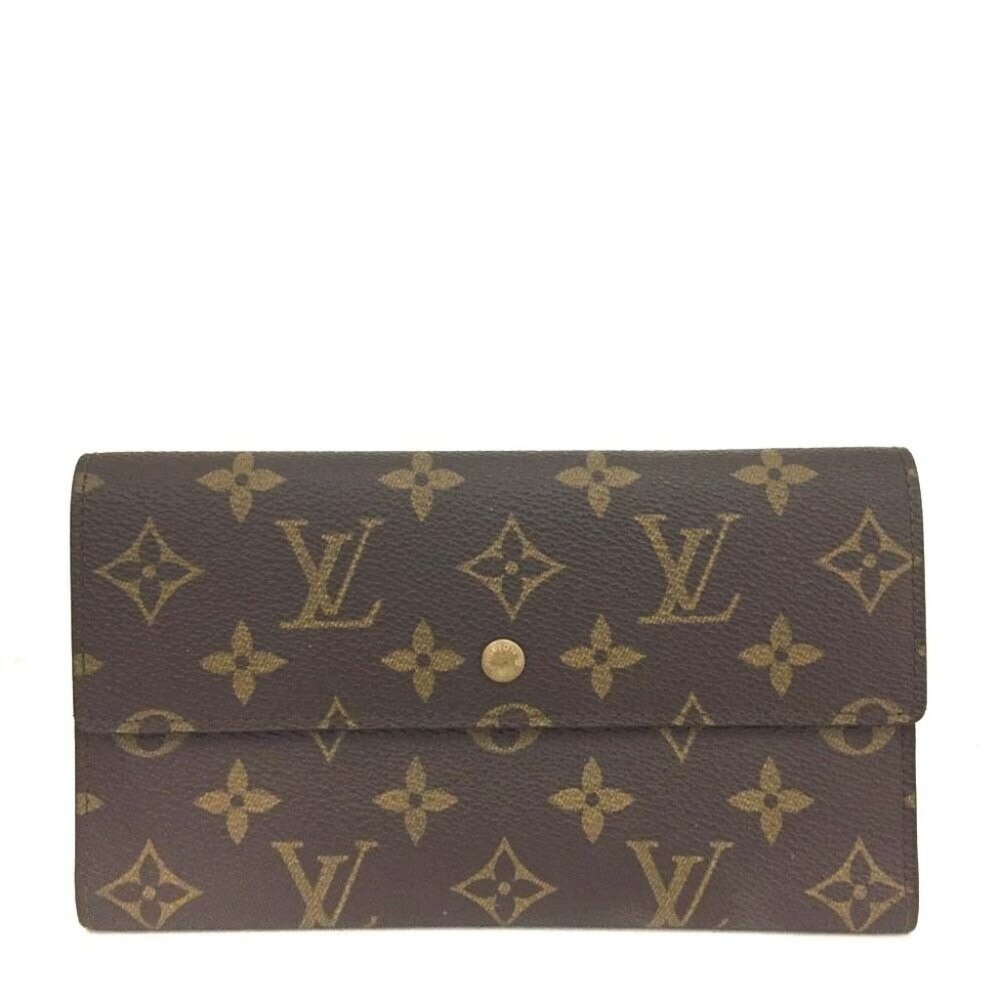 00773132# Louis Vuitton Wallet Long Porte Tresor International Trifold Monogram